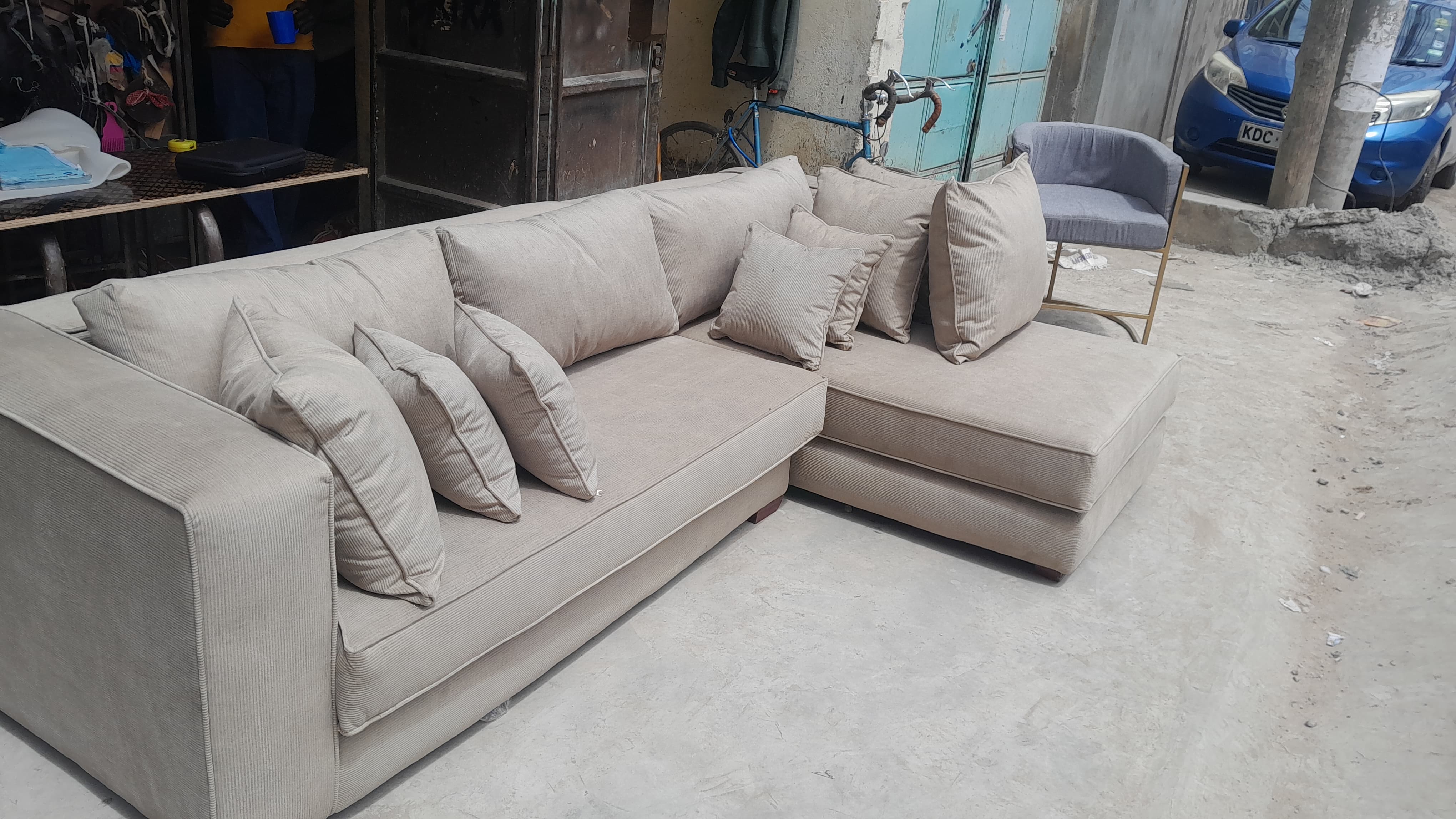 L-Shaped Sofa Designed From Scratch